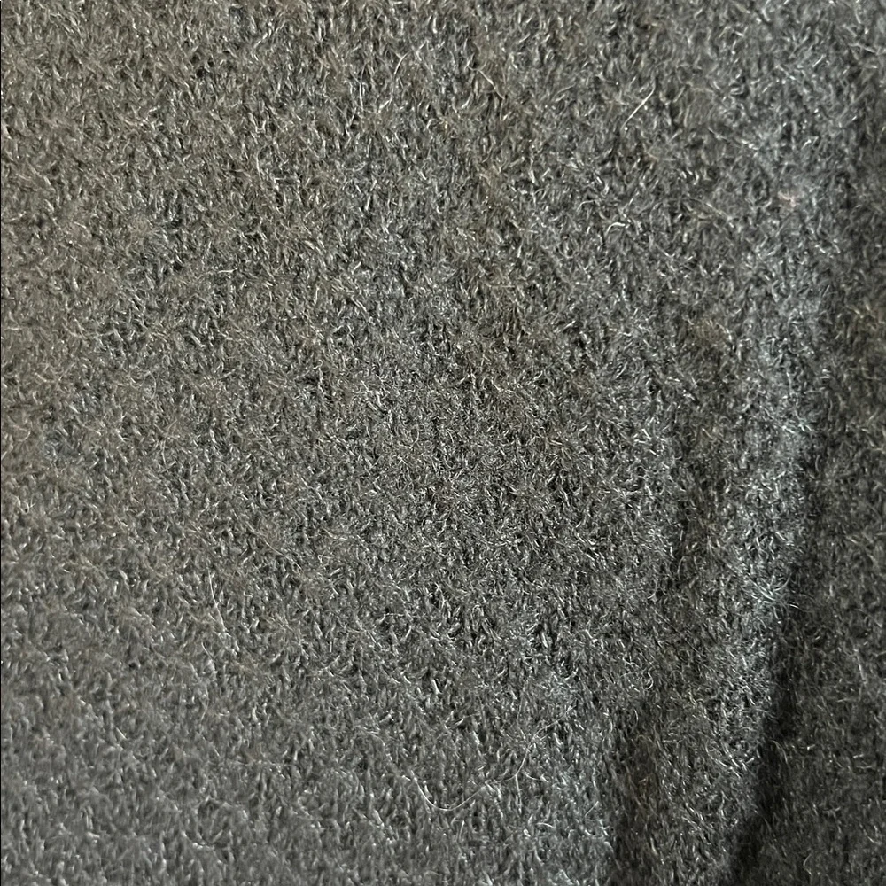 Quince women’s oversized textured Crewneck Sweater in Black